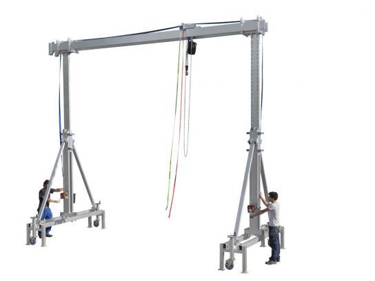 aluminum gantry crane system