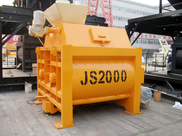 twin shaft paddle mixer