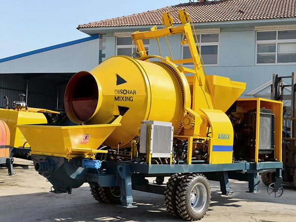ABJZ30C diesel concrete mixer pump