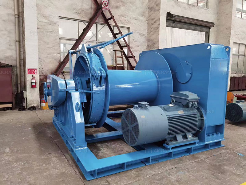 Electric Mooring Winch for Ships