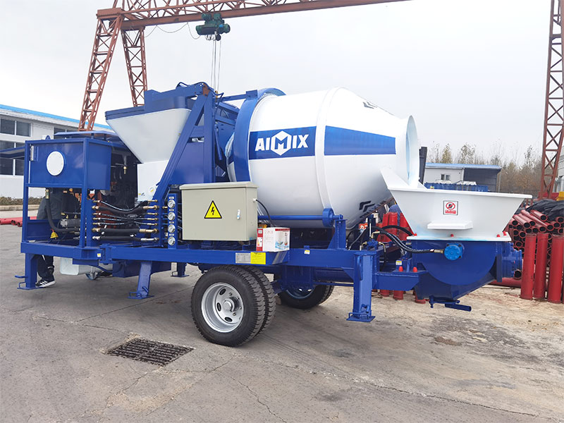 concrete mixer with pump price 