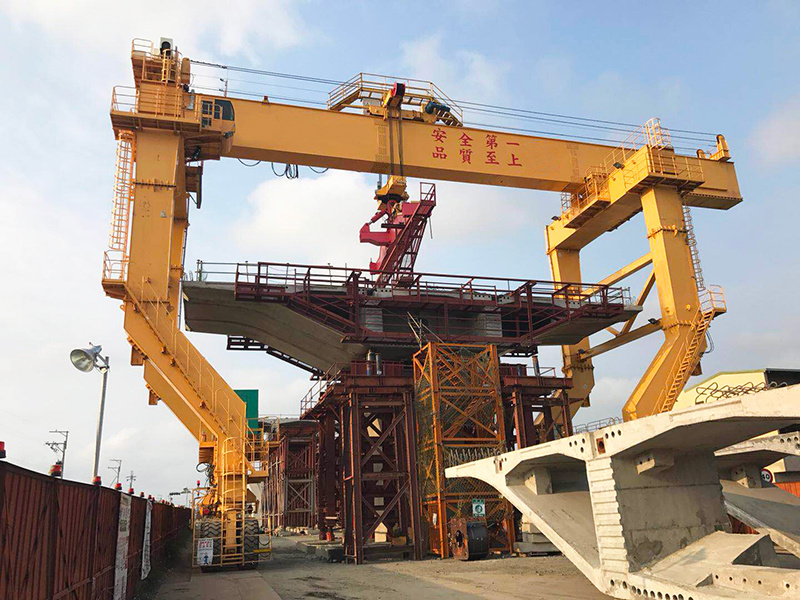 Crane in Bridge Construction