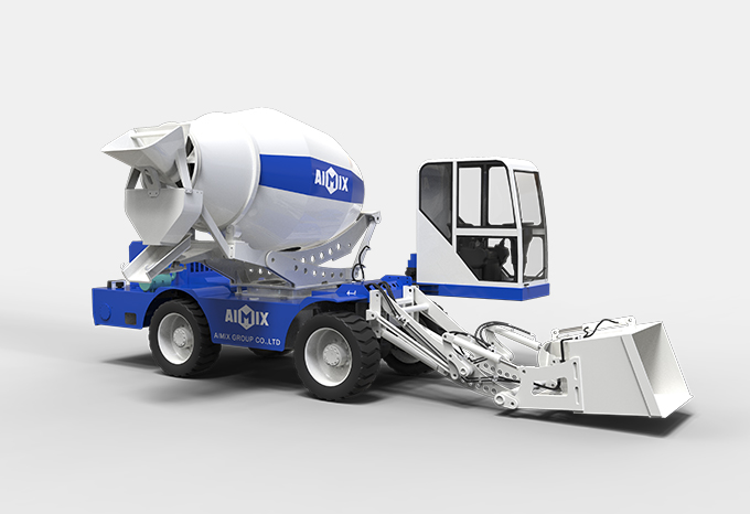 Self-Loading Mobile Concrete Mixer For Sale