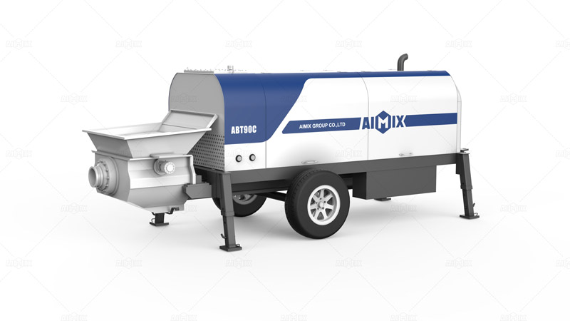 ABT90C Diesel Engine Concrete Pump Stationary