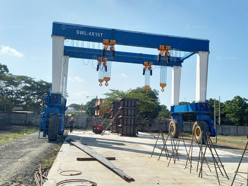 rubber tyred gantry crane price