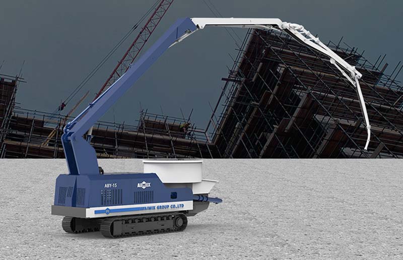 Mini Boom Concrete Pump and Mixer