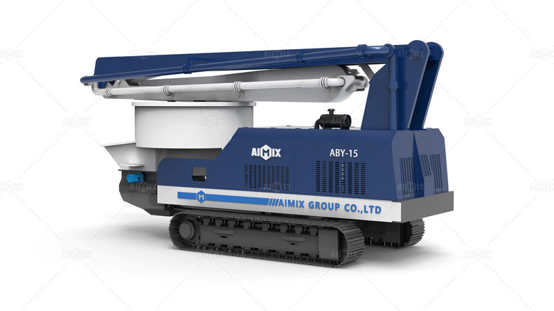 Mini Concrete Boom Pump with Mixer