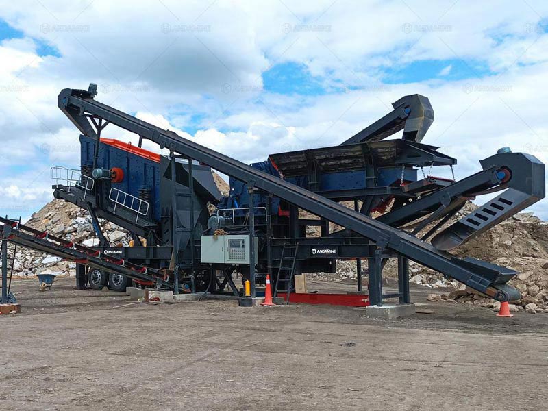 Trituradora de Impacto Móvil para Procesar Hormigón en Colombia